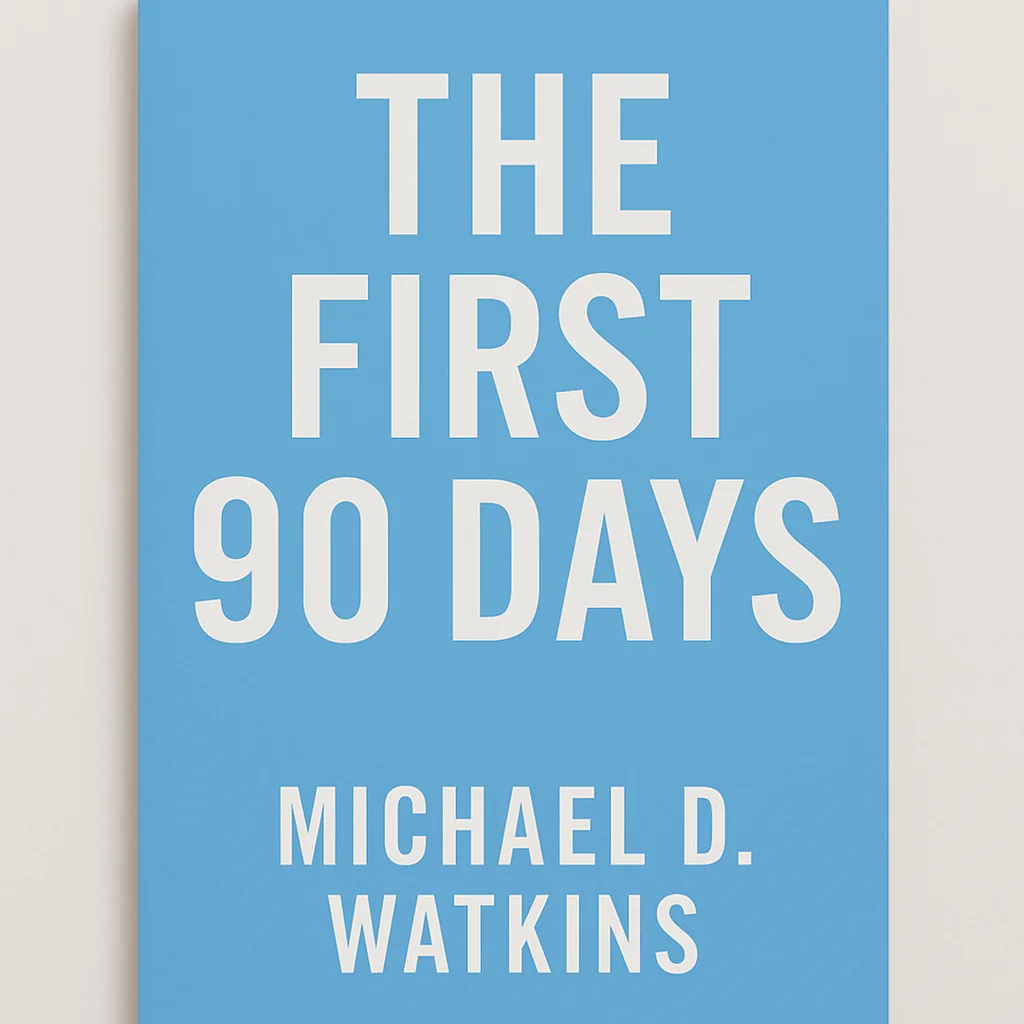 Cover of The First 90 Days: Proven Strategies for Getting Up to Speed Faster by Michael D. Watkins